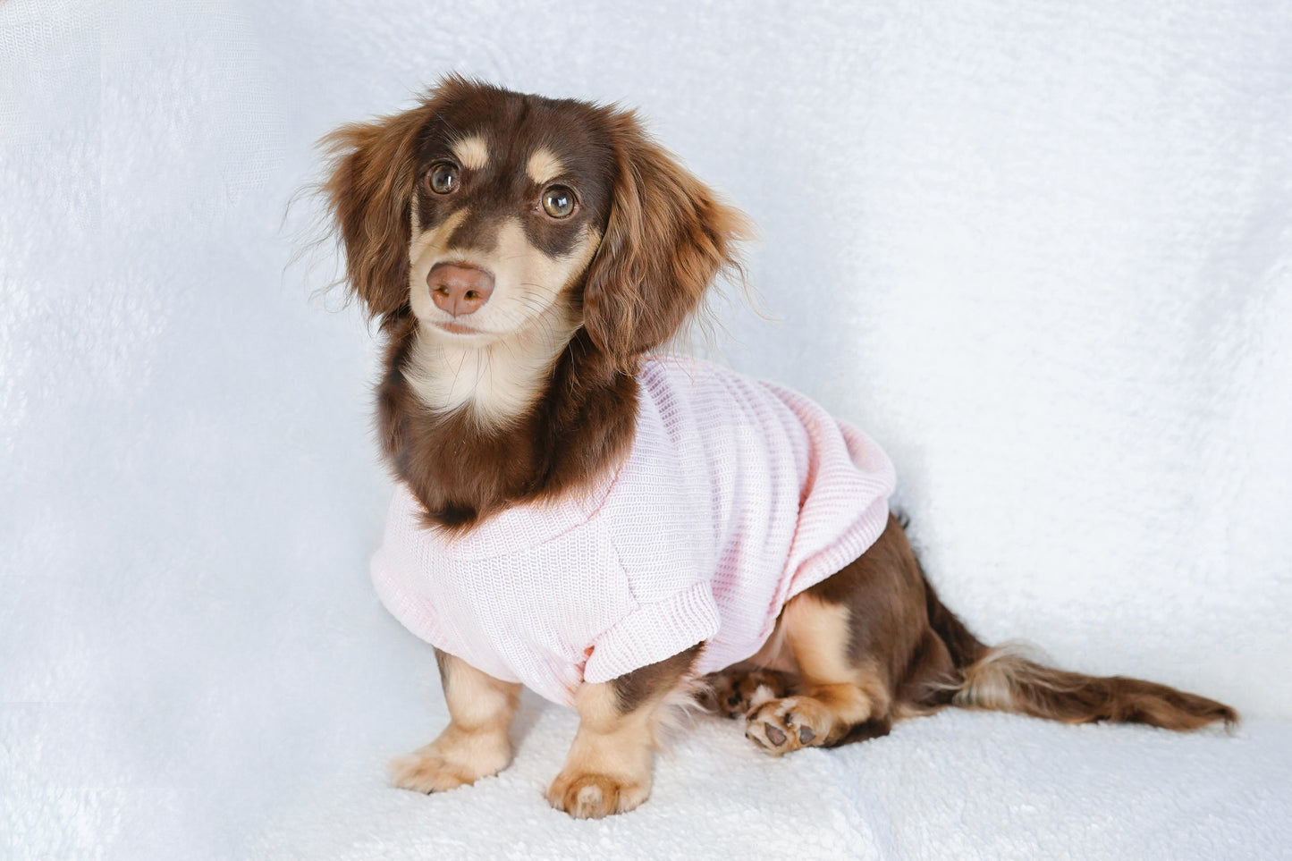 Soft Pink Knit Sweater