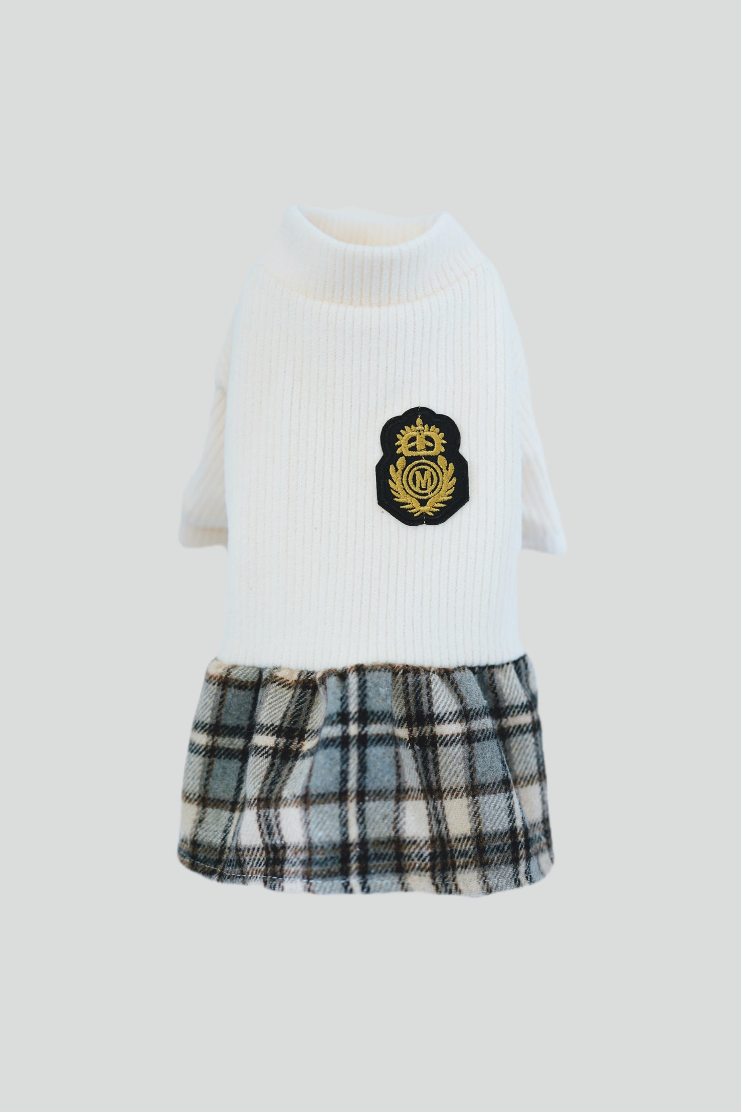 Chic Plaid Skirt & Sweater Set