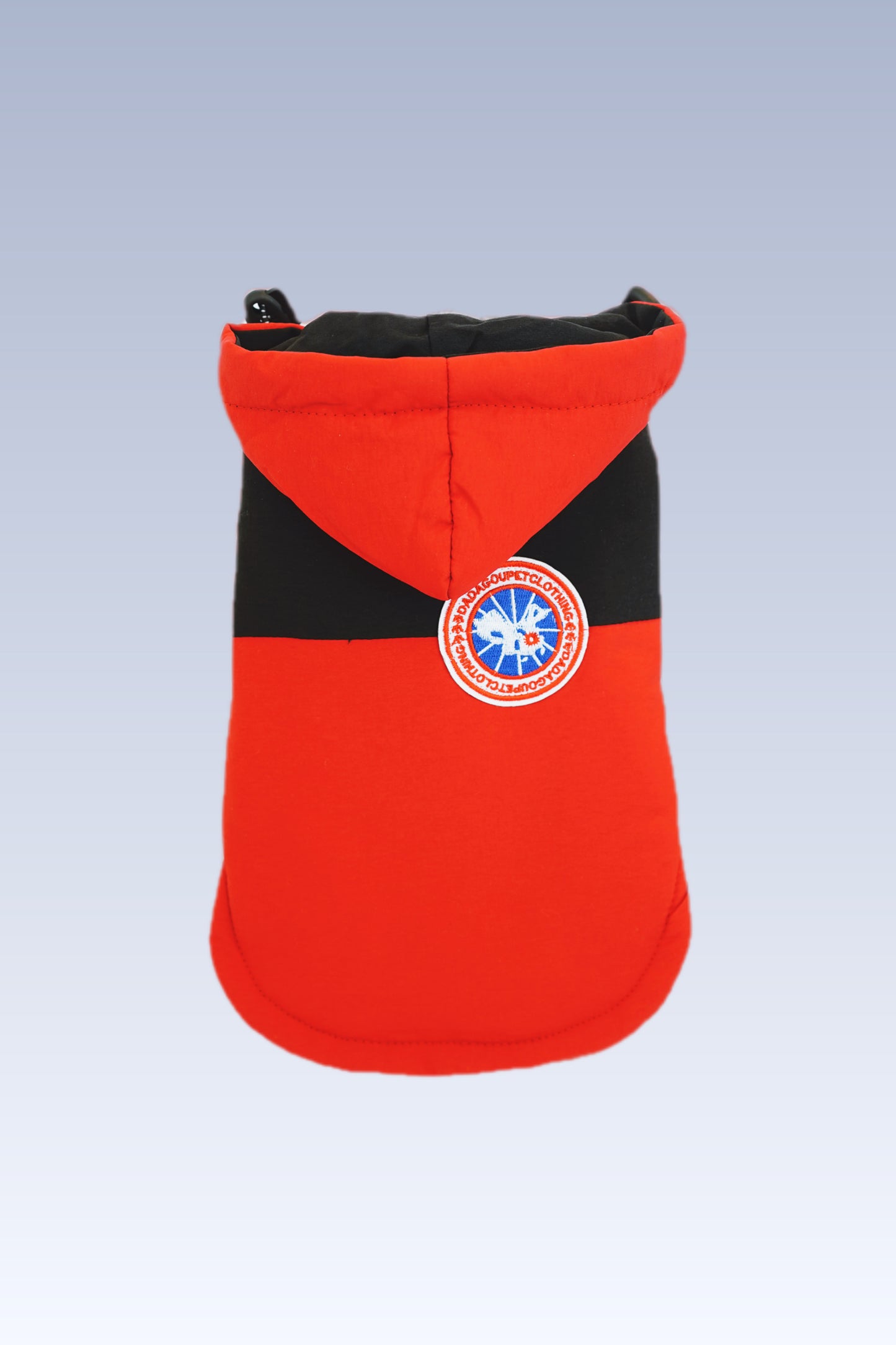 Chic Arctic Explorer Dog Parka – Fiery Red